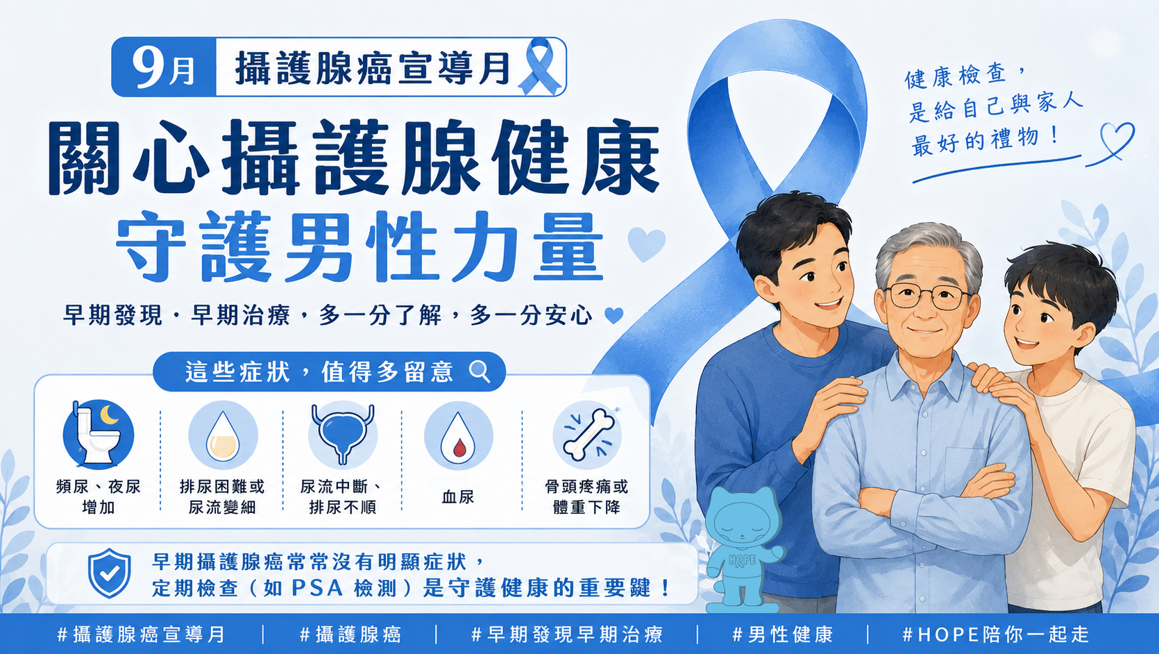 9月．攝護腺癌宣導月｜別把排尿困難，都當成「年紀大了」