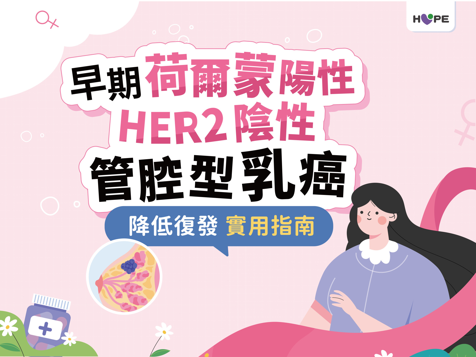 早期荷爾蒙陽性/HER2陰性管腔型乳癌 降低復發實用指南